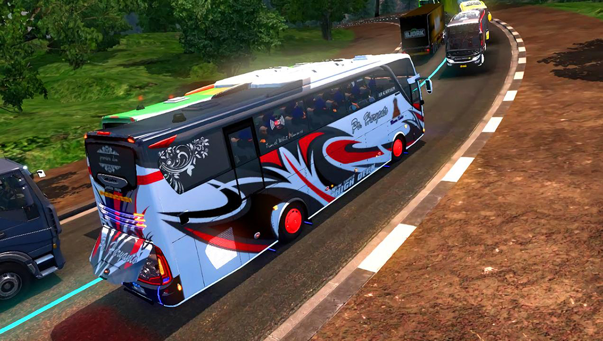 Mod BUSSID Bus Truk Mobil Pribadi Motor Keren & Terbaru